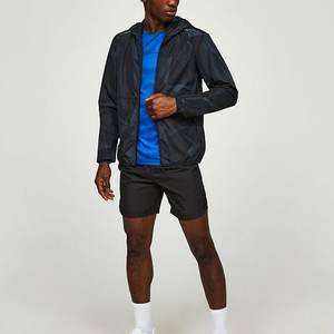 Veste coupe-vent imperméable et respirante avec capuche zippée, pour sports de plein air, entraînement, nouvelle protection solaire, vêtements pour hommes - Product Image 1