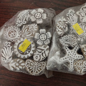 Sellos de Madera Reutilizables, Ecológicos y Duraderos, Modelo HWS, Inspirados en la Herencia, para Mandala, Patrones Étnicos y Arte Corporal - Product Image 1