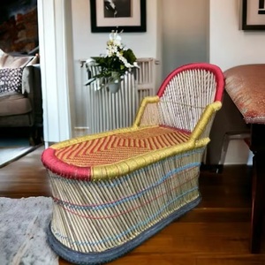 Chaise longue en rotin tropical pour l'extérieur, mobilier de patio avec dossier solide, design moderne, siège de jardin durable, chaise longue pour le bord de la piscine - Product Image 4