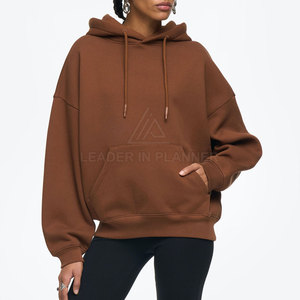 เสื้อฮู้ดดี้ผู้หญิงไซส์ใหญ่ ระบายอากาศได้ดี สไตล์ล่าสุด สีพื้น ขายส่ง - Product Image 5