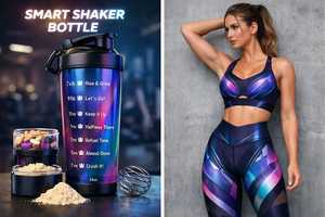 Ensemble de sport pour femme : Soutien-gorge de sport, Legging taille haute, Short, Tenue de yoga, Gym, Fitness, Course à pied, Entraînement, Vêtements de sport push-up - Product Image 2