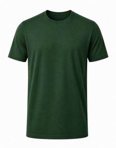 Men's Short Sleeve Cotton <b>Bamboo</b> Fiber T-Shirt O-Neck Regular Fit Casual Jersey Knitted Front Silk <b>Screen</b> Anti-Pilling - Product Image 2
