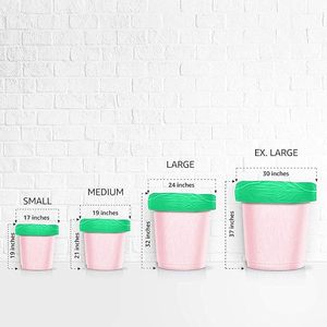 ถุงขยะชุด 3 ใบ แบบปิดผนึกแบน ย่อยสลายได้ ผลิตจากแป้งข้าวโพด เป็นมิตรกับสิ่งแวดล้อม สำหรับส่งออกทั่วโลกจากอินเดีย - Product Image 5