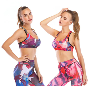 Private Label Plus Size Front Logo Custom Made Breathable Push up Women Yoga Sports <b>Bra</b> Manufactured in Pakistan - Product Image 6