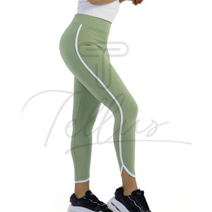 Pantalones de yoga de cintura alta para mujer, venta al por mayor de fábrica, ropa deportiva, leggings de gimnasio con estampado personalizado, control de abdomen, leggings de talla grande para mujer - Product Image 6
