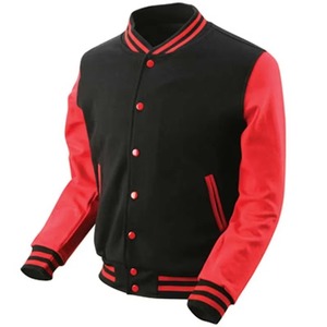 Fabricant professionnel, nouvelle arrivée, vestes de baseball d'hiver personnalisées avec broderie, haute qualité, écologiques, respirantes, en laine - Product Image 5