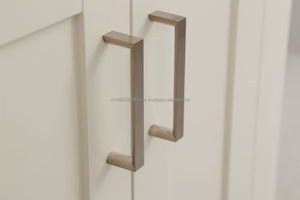 Meuble-lavabo mural moderne en bois massif et contreplaqué pour petite salle de bain avec vasque intégrée, 24 pouces, pour usage hôtelier, comptoir inclus - Product Image 3
