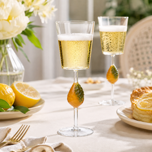 Verres à cocktail transparents en borosilicate faits à la main de 250 ml, sans plomb, coupe Martini, verres à Margarita, verrerie de bar réutilisable en gros - Product Image 1