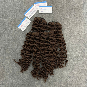 พร้อมส่ง ต่อผมแท้แบบรัสเซีย เกรดพรีเมียม คุณภาพสูง แบบเวฟลอนนุ่มสลวย  ถักด้วยเครื่องจักรแบบ Double Weft - Product Image 6