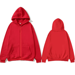 Sudaderas con Capucha Unisex 100% Algodón, Sudaderas Deportivas con Cierre, Chaquetas con Cierre Clásicas de Moda Casual, Ropa Urbana Hip Hop Y2K - Product Image 2