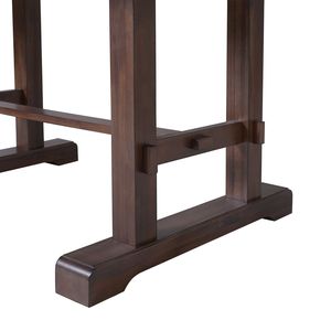 Set Tavolo da Pranzo Estensibile in Legno 6 Pezzi, da 60 a 78 Pollici, con Prolunga Rimovibile e 4 Sedie Imbottite per Sala da Pranzo - Product Image 6