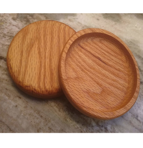 Posavasos de Madera para Botellas de Vino, Diseño Redondo Elegante, Porta Botellas de Vino de Madera, Posavasos de Madera Rústica Natural - Product Image 6