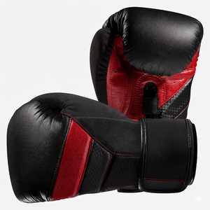 Gants de boxe professionnels en cuir sur mesure de haute qualité, anti-humidité, avec fermeture auto-agrippante au poignet pour l'entraînement - Product Image 4