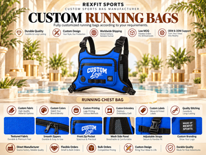 Mochila de hidratación para correr, estilo bandolera, ligera, transpirable, de malla, con arnés de hombro y hebillas ajustables. - Product Image 5