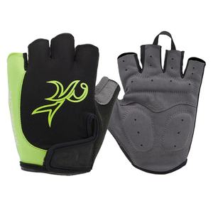 Unisex Customized Half-Finger <b>Gym</b> Gloves Leather Spandex <b>Weight</b> Lifting Gloves for Fitness Sports Competition Men and Women - Product Image 1