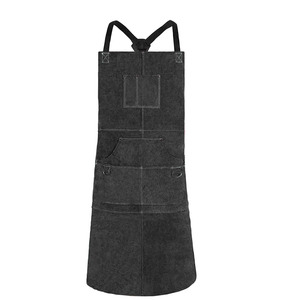 Delantal de soldadura de cuero de vaca, ignífugo, resistente, para construcción industrial, bajo precio, para barbacoa y soldadura - Product Image 4