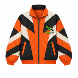 Chaqueta Cortavientos Retro de los 80 para Mujer VANTEX SPORTS, Diseño Color Block, Delgada, 100% Poliéster, Cierre de Cremallera, Cuello Alto, Mangas Largas, Personalizable - Product Image 5