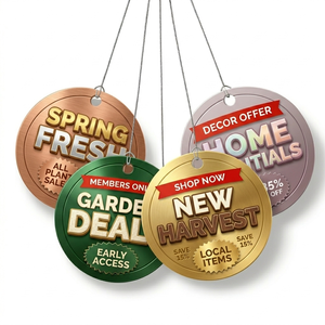 <b>PVC</b> Eco-Friendly Hanging Dangler Shelf Divider Supermarket Advertising Sign Double Sided Promotional <b>Ceiling</b> Display - Product Image 3