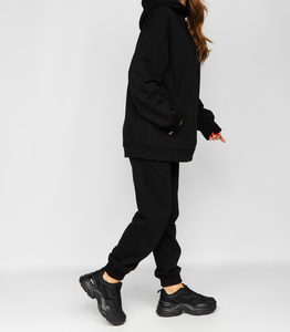 2026 New High Quality Women Oversized Hooded Tracksuits Winter Spring Workout Sports Casual Wear Double <b>Zipper</b> Design - Product Image 3