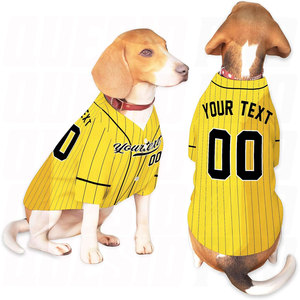 Custom Dog Cat Baseball Jersey Blue White Personalized Name Team Number Pet Shirt Cute Sports Costume for Pets Gift - Product Image 1