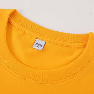 เสื้อยืดคอกลมคุณภาพสูง 100% ผ้าฝ้าย สำหรับผู้ชายและผู้หญิง  รับสกรีนโลโก้ ขายส่ง เสื้อยืดเรียบง่ายสไตล์ลำลอง - Product Image 4