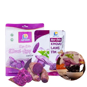 Dai Long Sweet Potato Gummy <b>Candy</b>-40% Fresh Sweet Potatoes Purple Color Cube Shape 12 Months Shelf Life Packaged in Bag - Product Image 1