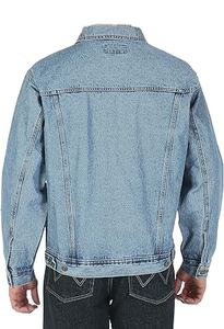 Chaqueta vaquera de primavera transpirable de manga Regular ajustada informal personalizada de buena calidad, chaqueta de motorista rasgada para hombre, estilo clásico frontal personalizado - Product Image 5