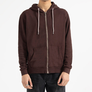 Sudaderas con capucha y cremallera personalizadas de alta calidad, transpirables, muy recomendadas, con logo, para ropa deportiva masculina. - Product Image 2
