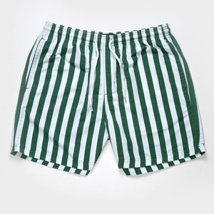 Shorts de bain jaunes fluo pour hommes avec logo personnalisé, séchage rapide, cordon de serrage, taille élastique, vêtements de sport décontractés - Product Image 5
