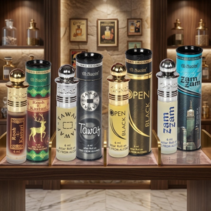 กล่องบรรจุภัณฑ์น้ำหอมพิมพ์ลายพิเศษสุดหรู พร้อมโลโก้ปั๊มฟอยล์ทอง |   ผู้ผลิตกล่องของขวัญน้ำหอมแบบแข็งพรีเมียมจากอินเดีย - Product Image 2