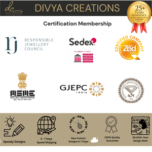 คุณภาพสูง2กะรัต9K divya สีทองหรูหราหรูหราเครื่องประดับอินเดียส่งออก IGI ได้รับการรับรองจากแล็บต่างหูเพชร - Product Image 6