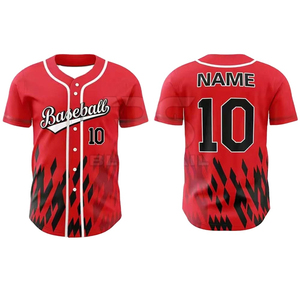 Uniformes de Béisbol Deportivos al por Mayor, Conjuntos de Entrenamiento de Softbol con Diseño de Impresión Digital, 100% Poliéster, Secado Rápido y Transpirable - Product Image 6
