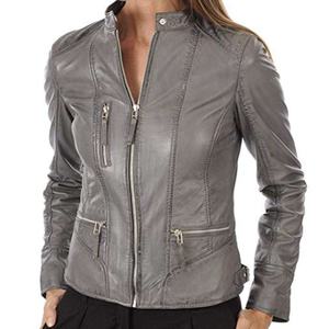Vestes en cuir personnalisées de haute qualité à prix avantageux, veste en cuir véritable, veste en cuir pour femmes, veste en cuir de moto - Product Image 4