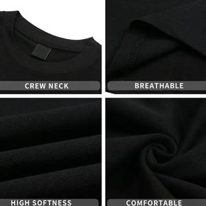 T-shirts pour hommes à col rond en coton, coupe ajustée, personnalisables, multicolores, design personnalisé, manches courtes - Product Image 6