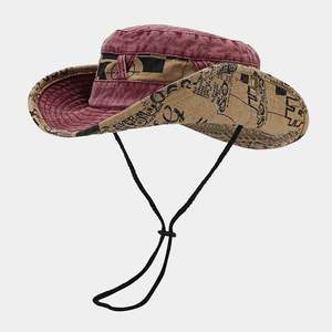 Chapeau Bob Personnalisé avec Cordon de Serrage, en Coton, pour l'Été, la Plage, la Pêche, Unisexe - Product Image 4