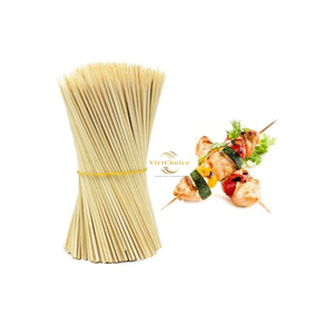 Natural Bamboo Skewer Premium <b>Disposable</b> <b>BBQ</b> Sticks for Grilling Wholesale Supply - Product Image 2
