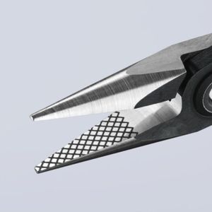 5 1/4 Electronics Pliers Half Round Tips Cross Hatched - Product Image 3