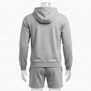 Wholesale Blank Unisex Tracksuit Summer Midweight Eco-Friendly 100% Polyester Quick Dry Mesh Two Piece <b>Set</b> Custom Logo Short - Product Image 2
