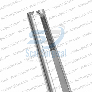 Pinces chirurgicales Skinner en carbure de tungstène à dents crantées 1x2, instrument de micro-dissection pour la chirurgie plastique - Product Image 2