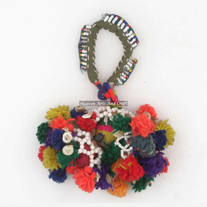 Real Tribal <b>Boho</b> Banjara Vintage Antique Hand Beaded Tassel <b>Bracelet</b> Armlet Vintage Vintage Afghan Banjara Kuchi Tribal Ethnic - Product Image 5