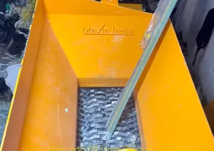 Broyeur de déchets FRP de qualité supérieure, à double arbre, électrique, semi-automatique, tension 415 volts, machines de broyage du plastique - Product Image 4