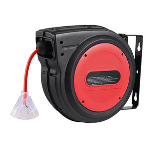 Cavo di Prolunga Avvolgibile Rinforzato 14AWG/3C SJTOW 75 FT (1.5M) con Presa Tripla Illuminata 13 Amp e Connettore CEE Maschio - Product Image 1