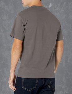 Camiseta de algodón 100% de 240 g/m² para hombre, estilo urbano, con estampado personalizado en relieve, lisa, de alta calidad. - Product Image 2