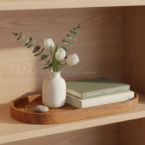 Bandeja de Madera Premiumfinish, la Mejor Calidad, Más Vendida, Duradera, Ecológica, para Servir, Decorativa, para Uso en el Hogar y la Cocina, con Diseño Elegante - Product Image 2