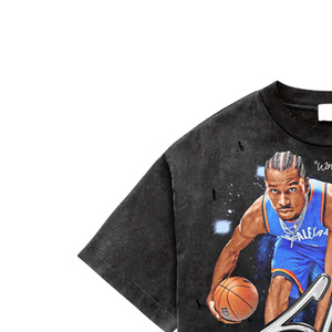 Custom Printed <b>Men's</b> Short Sleeve 100% Cotton Formal Knitted T-Shirt Regular Fit <b>Turtleneck</b> Street Style Jersey Photo Print - Product Image 2