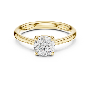 Anillo de Compromiso Clásico con Diamante Cultivado en Laboratorio de 1-3 Quilates, Corte Redondo, Oro de 10k, 14k, 18k, Certificado IGI, VVS, DEF, para Aniversario o Boda - Product Image 2