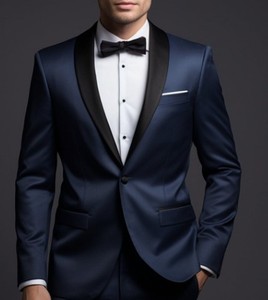 Trajes de hombre de Bangladesh: Blazer de exportación de fábrica, antiarrugas, transpirable, antipilling, chaqueta de negocios a medida con cuello de muesca, de botonadura sencilla. - Product Image 4