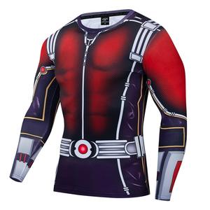 Camiseta Deportiva de Compresión con Estilo, para Entrenamiento, con Impresión Personalizada, Ropa Deportiva para Gimnasio, Suministro del Fabricante - Product Image 5