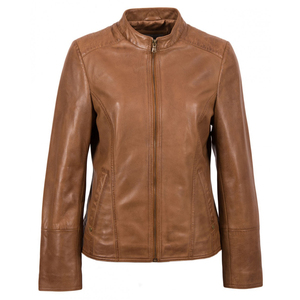 Chaquetas de Cuero Tejidas para Mujer con Logotipo Personalizado, MOQ Bajo, Calidad Premium, Resistentes al Viento, Ecológicas, Casuales y Elegantes, Nuevas - Product Image 1