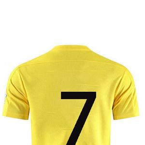 Maillot d'entraînement de football personnalisé, été, respirant, séchage rapide, antibactérien, polyester, sublimation 3D, broderie nom, numéro, club - Product Image 6